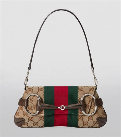 gucci horsebit chain small|Gucci chain bag.